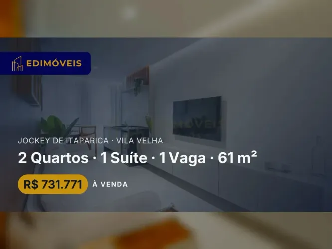 Jockey de Itaparica| Apartamento 2 quartos em condomínio, perto da praia