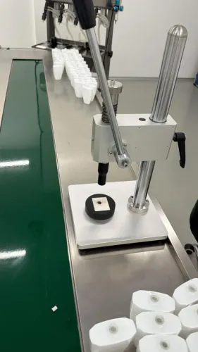 máquina manual de crimpagem para frascos de perfume