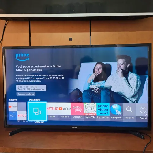 TV SMART 32 Samsung Smart Hub HD - Wi-Fi e Apps - Impecável - Entrego Hoje