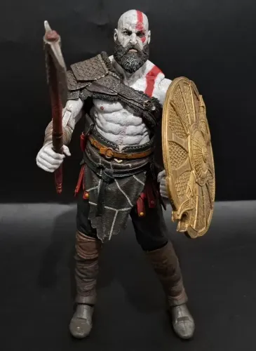 God Of War Kratos Boneco Original Neca 2018