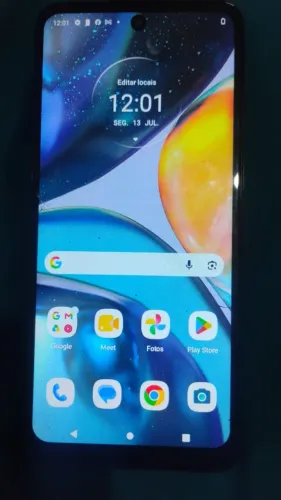 Vê do moto g 22 preto em perfeito estado chama