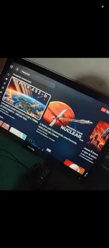 Tv 42 polegadas com tv stick novo entrego