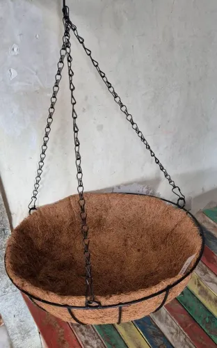 Vaso suspenso fibra de coco Novo