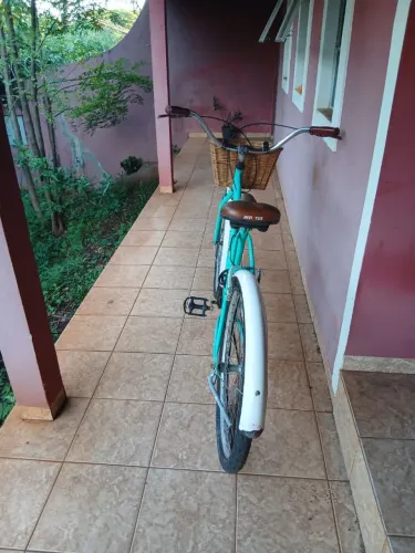 Bicicleta aro 26 com cesta