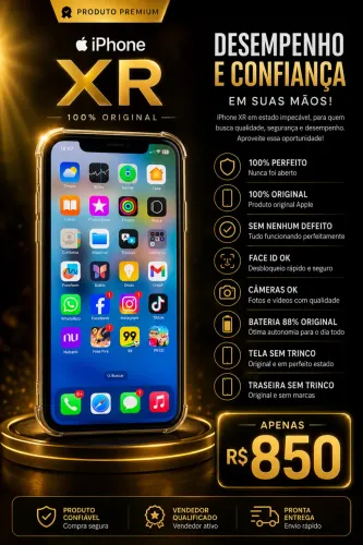 iPhone XR em perfeito estado