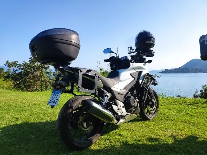 MOTO HONDA CB 500X Branca 2016 com ABS