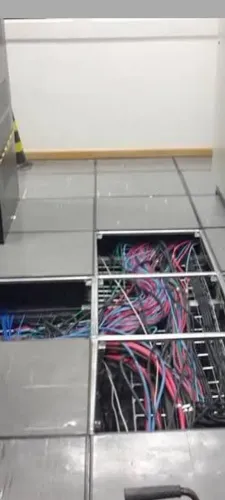 Pisos elevados em aço
