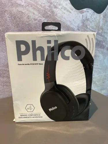 fone de ouvido Bluetooth Philco Wave PFO01BTP.  