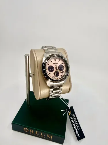 Seiko Prospex Speedtimer SSC963 Pink Dial
