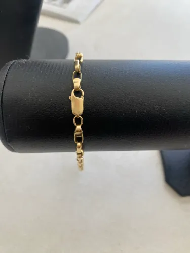 Pulseira no ouro 18k maciça