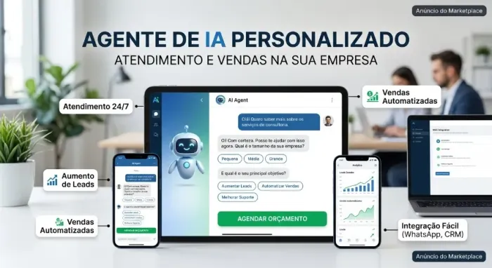 Sistema de IA para WhatsApp - Bot Atendente Pronto para Vendas
