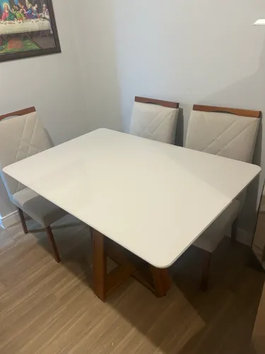 Mesa off white 1.20 metros 100% MDF