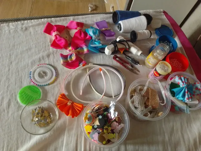 Material de artesanato de laços