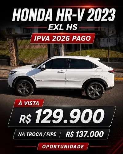 Honda HR-V EXL 1.5 Sensing 16V 5P Aut. 2023