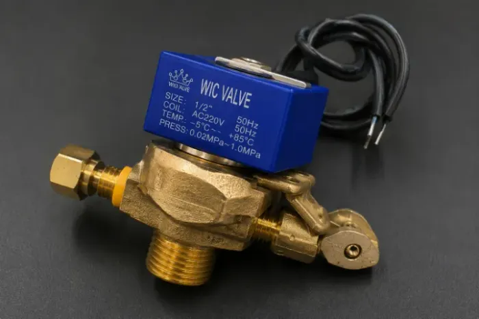 Válvula Solenoide Industrial 1/2" AC220V Alta Performance