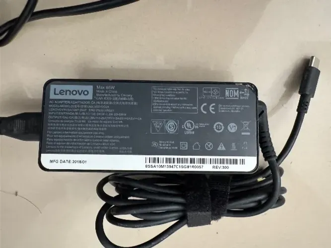 Carregador Ac Original Lenovo 65w Usb-c Tipo-c Adlx65ylc2a