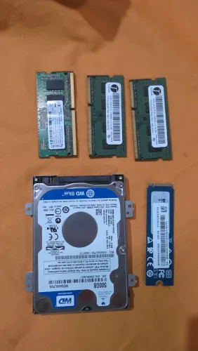Vendo componentes de armazenado