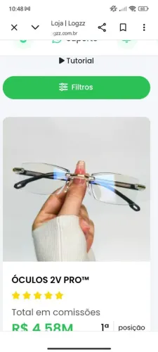 Óculos belíssimo unixes