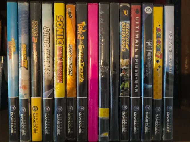 Lote Nintendo GameCube 12 Jogos e 1 Controle