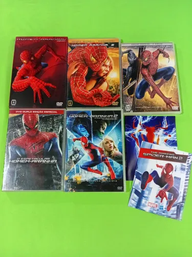 Combo de Dvds Homem-Aranha