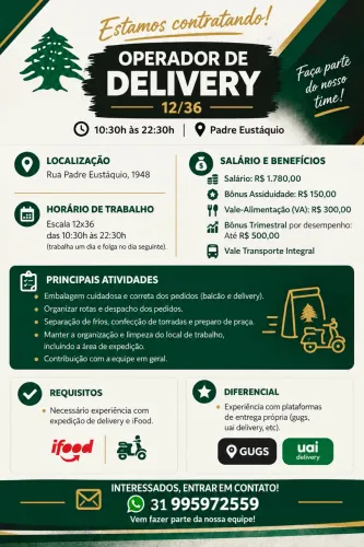 Operador de Delivery 