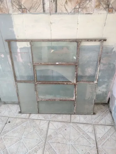 Janela Basculante Ferro   1,0x0,80