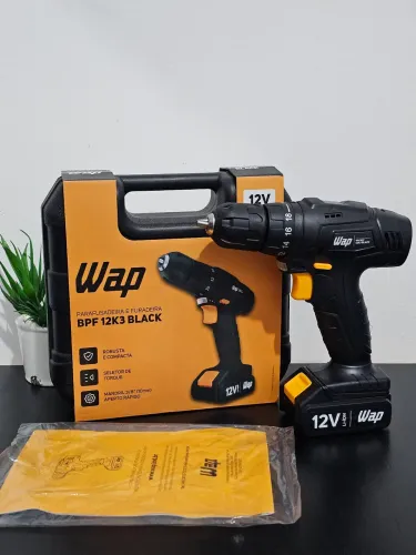 Parafusadeira a Bateria 12V WAP Preta