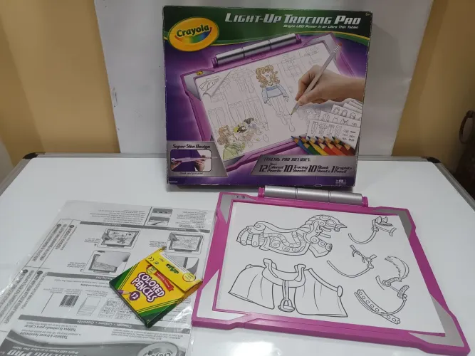 Bloco de traçado luminoso Crayola light up