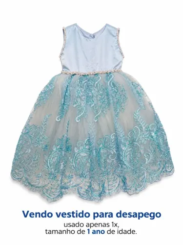 Vestido - tamanho 1 ano