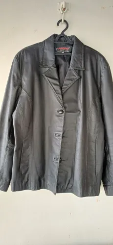 Blazer feminino Couro legítimo Javali