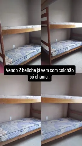 Vendo 2 beliche com colchão.
