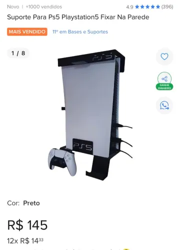 Suporte para ps5 