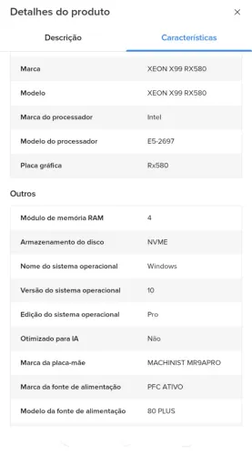 Computador Pc Gamer Xeon Rx580