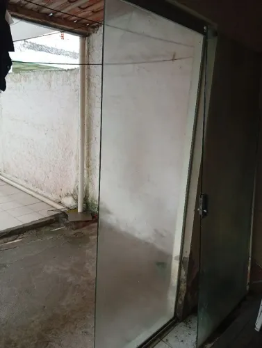 Kit de porta de vidro completo