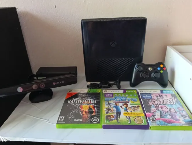 Xbox 360 super slim completo