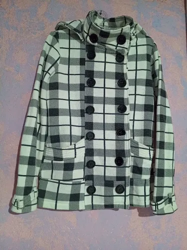 Casaco xadrez M feminino - 35,00