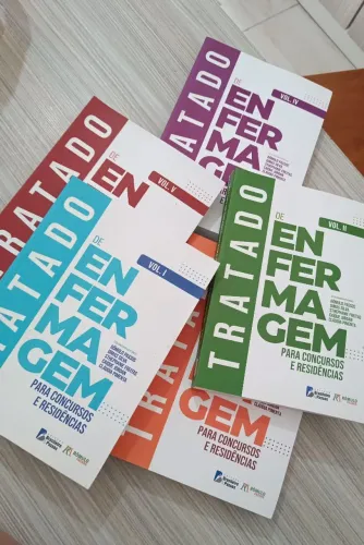 Coleção completa de livros para estudo de enfermagem
