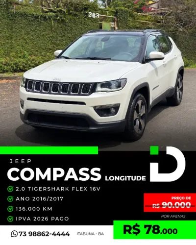 Jeep Compass Longitude 2.0 4X2 Flex 16V Aut. 2017