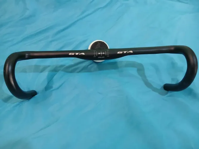 Guido Speed GTA Alumínio Aero Road Estrada 440mm X 31,8mm Preto