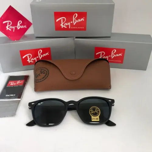 óculos ray ban rb4258 black matte lentes de cristal