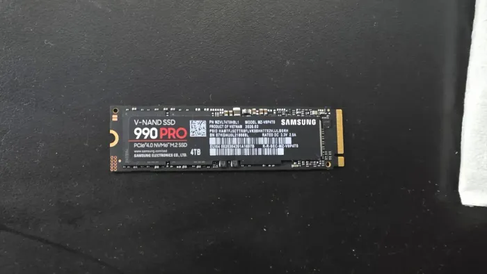 SSD 4TB Samsung 990 Pro nvme novo.