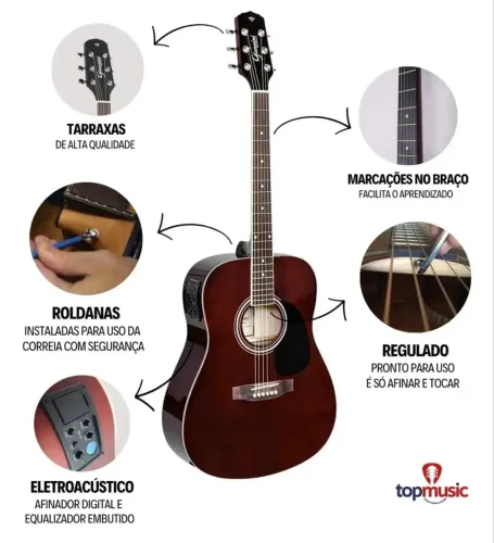 Violão Giannini novo