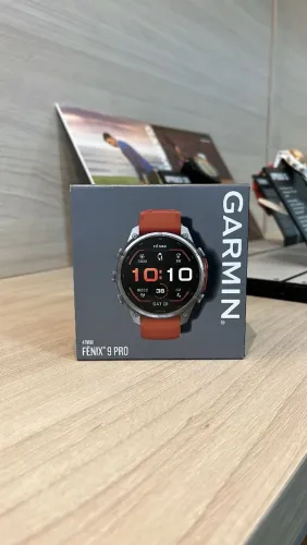 Relogio Garmin Fenix 9 PRO 47mm Orange Amoled Saphira