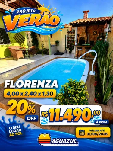 PISCINAS DE FIBRA + INSTALAÇÃO E ACESSÓRIOS