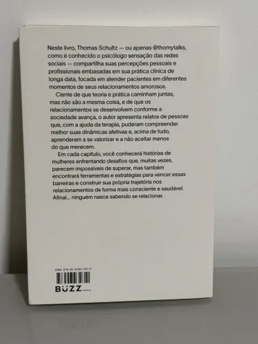 Livro - Ninguém Nasce Sabendo se Relacionar. - Thomas Schultz - Em excelente estado