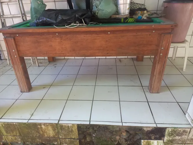 Bilhar em angelim pedra 