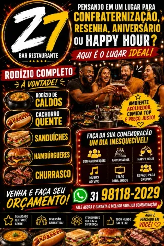 Confraternização, Resenha, Aniversário ou Happy Hour