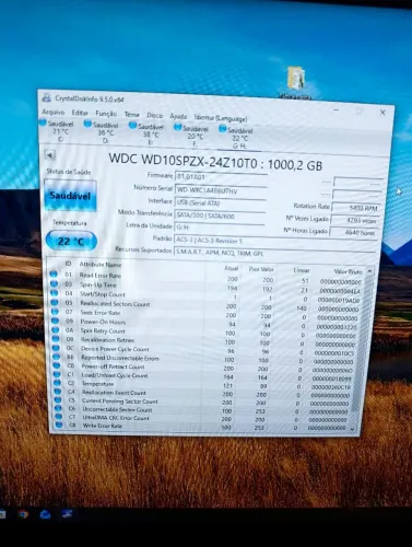 HD 1 tera de notebook