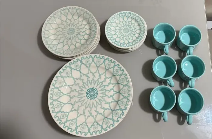Aparelho de Jantar e Chá 23 peças Marca Biona Donna Mandala
