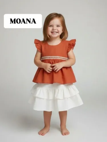 Conjunto Moana Roupa Infantil Meninas